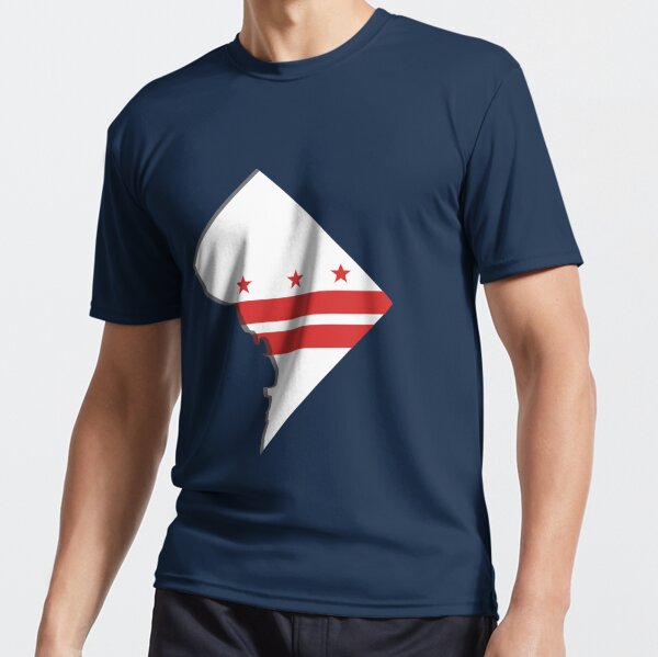 Washington Nationals Flag W Logo T-shirt 6 Sizes S-3XL!!