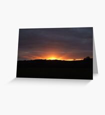 Irish Sunset Greeting Card