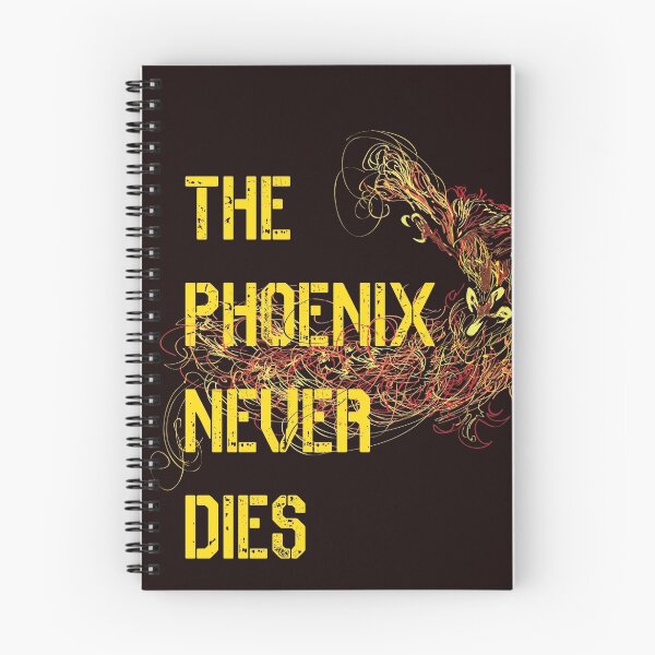 Item preview, THE PHOENIX NEVER DIES designed and sold by moraesartstudio.