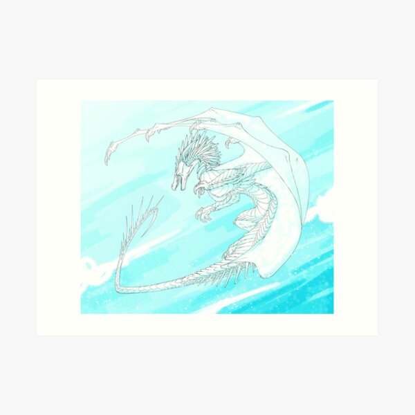 IceWing in Flight Art Print