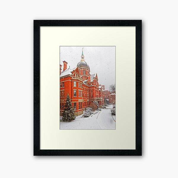 Item preview, Snowing at Johns Hopkins Hospital designed and sold by Delmas Lehman.