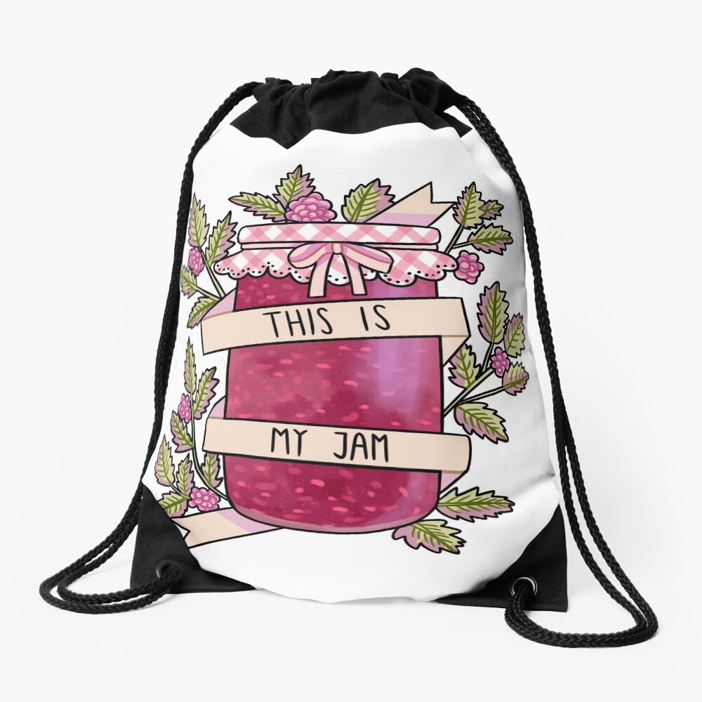 Sac à cordon « C'est ma confiture»