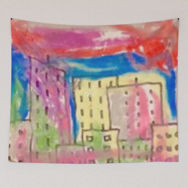 Item preview, Street POP Print Painting Graffiti Abstract Contemporary Modern Chic Colors Shapes Stencil Drip designed and sold by Reuv.