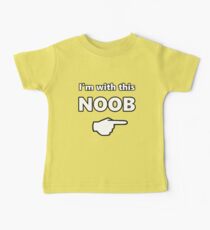 Camiseta para bebé Estoy con este Noob - PC Gamer Master Race Left