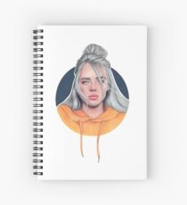 Cuaderno de espiral Dibujos animados de billie eilish