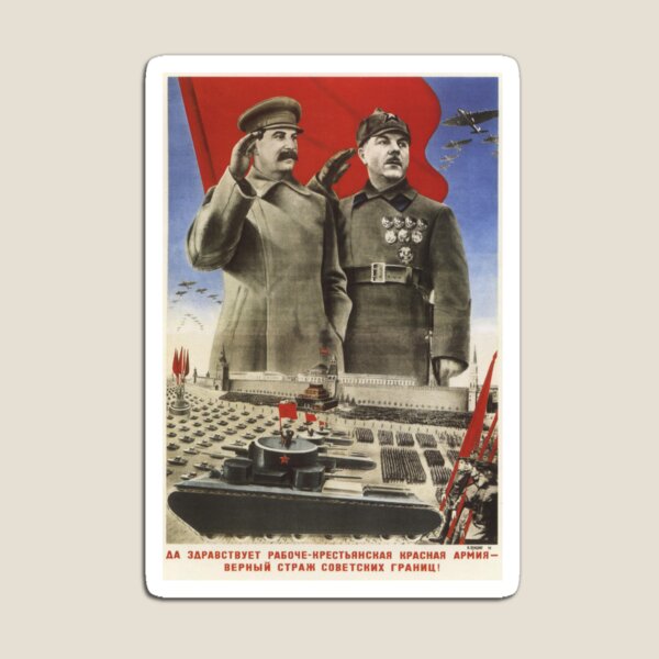 Soviet Red Army Poster Magnet