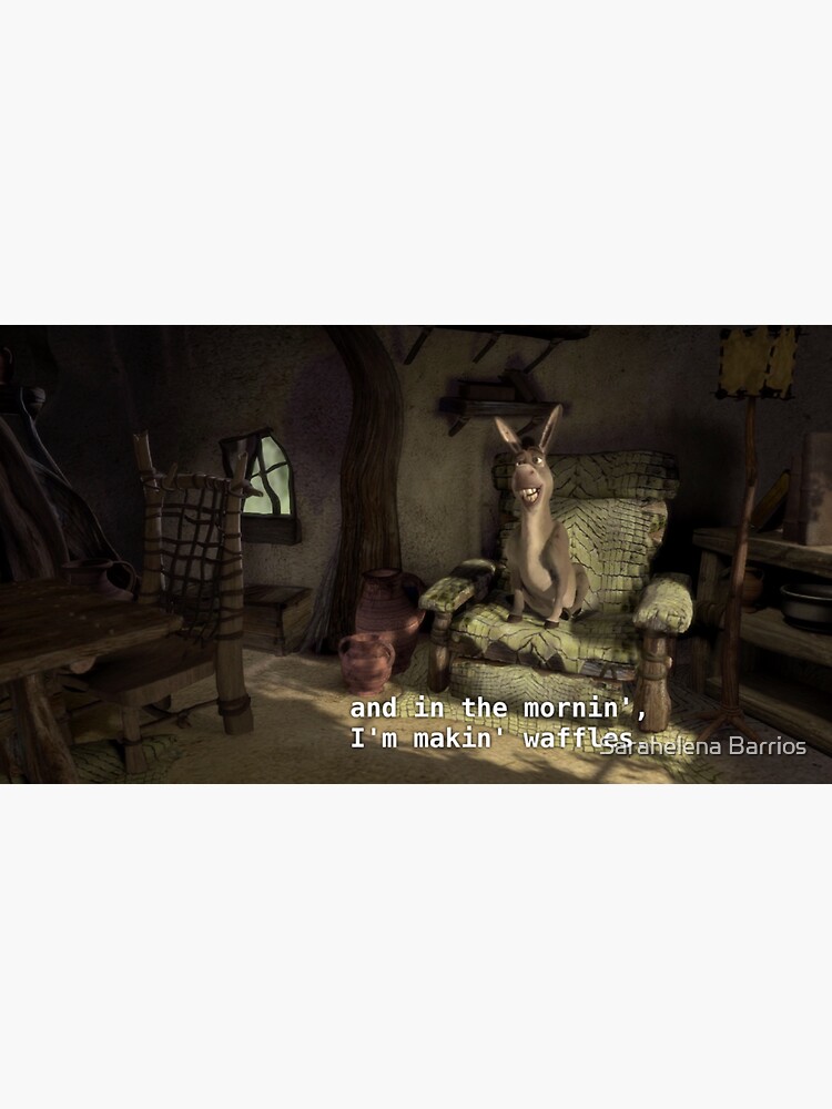  and in the morning im making waffles caption sticker by