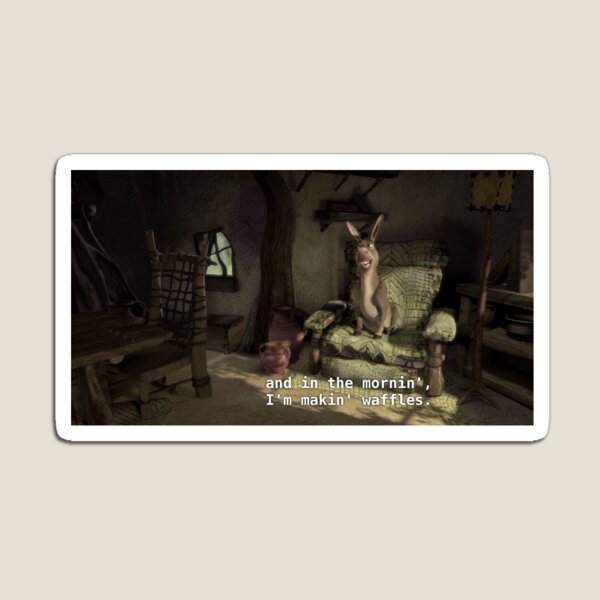 Item preview, And In The Morning, Im Making Waffles | Caption designed and sold by Sarahelena Barrios.