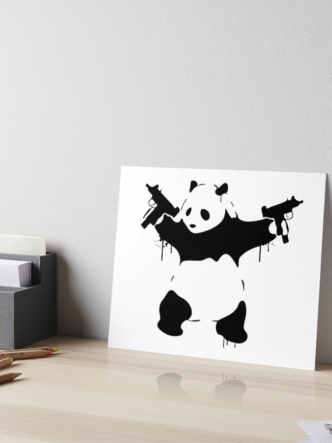 Panda with Guns（バンクシー）アートポスター アートポスター Banksy (バンクシー) Panda with Guns｜北欧