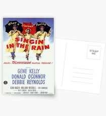 Singin im Regen Klassisches Filmplakat Postkarten