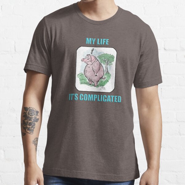 Angry pig - My Life, It's Complicated Essential T-Shirt