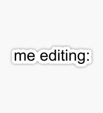 Ich redigiere - Emma Chamberlain Sticker