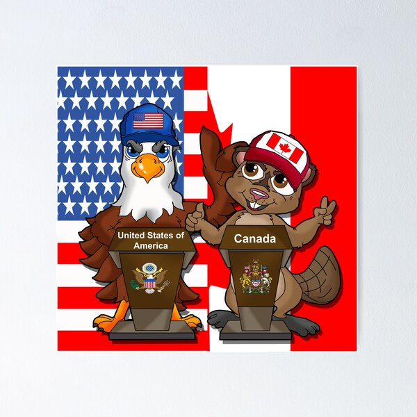 Item preview, Canadian and American friends designed and sold by Lytebound.