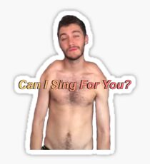 Can I Sing For You? - Casey Frey Sticker