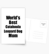 Catahoula Leopard Dog Mom Dog Lover World's Best Funny Gift Idea For My Pet Owner Postkarten