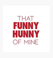 Chicago - Funny Hunny Photographic Print