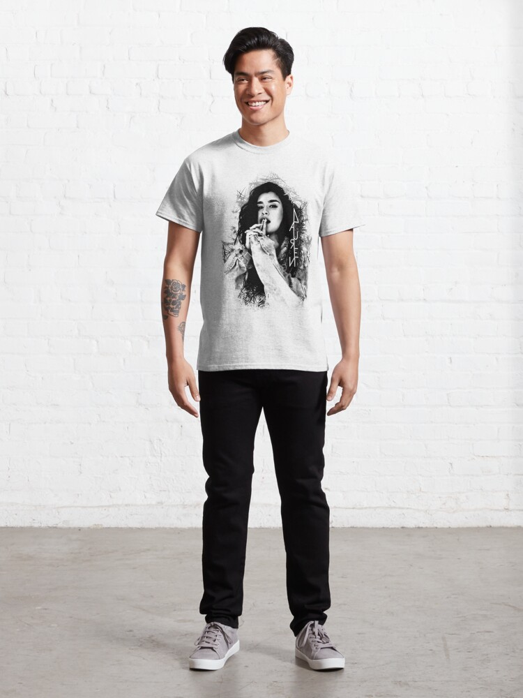 Lauren Jauregui Schwarz-Weiß-Logo Classic T-Shirt