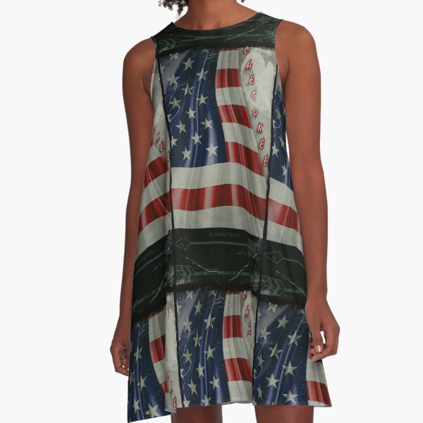 Item preview, Cherokee American Flag & Arrows designed and sold by kinkatstyle.