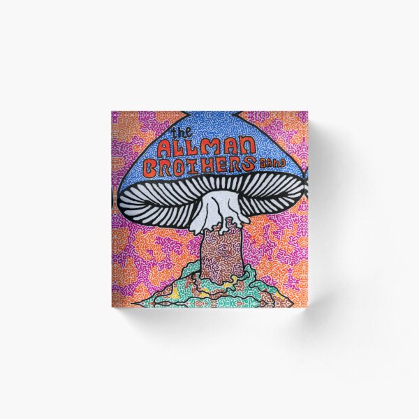 Allman Mushroom Acrylic Block