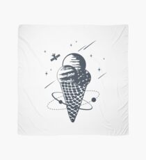Ice Cream In Space. Double Exposure Scarf