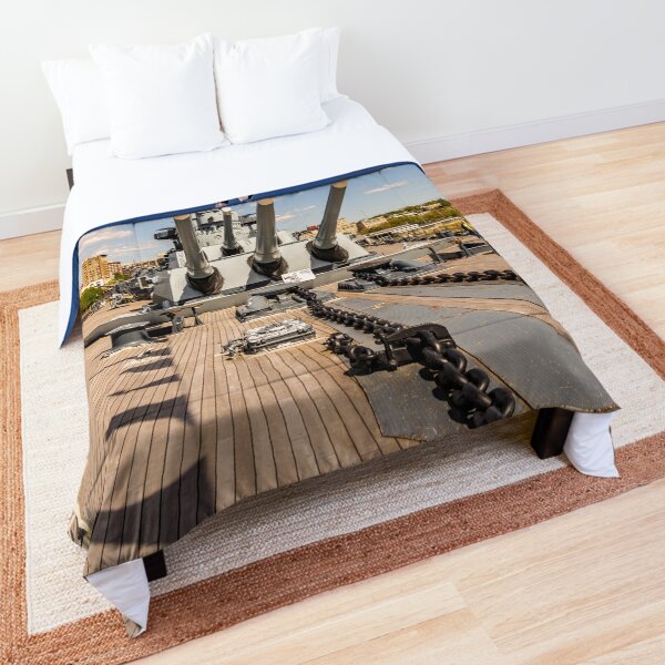 deck of a battleship Comforter