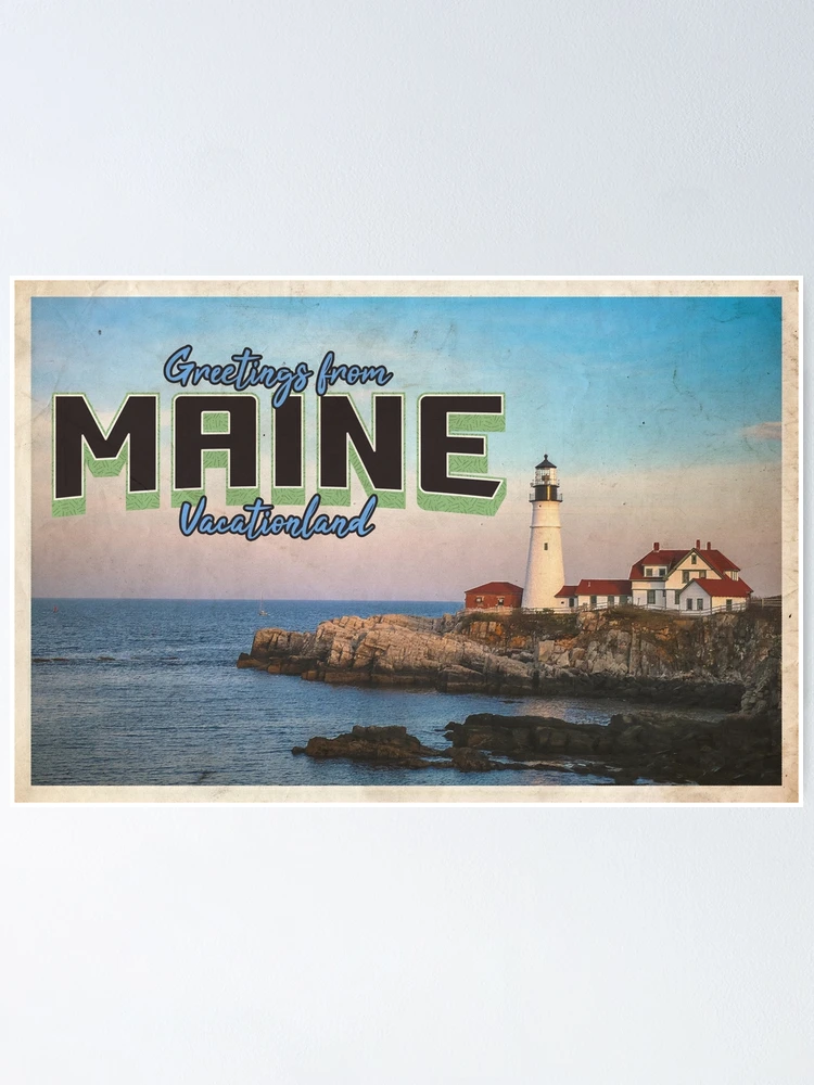 Dear Mapper Vintage Maine USA Landscape Postcards Pack - 20pc Set 3.94x5.83" Cards For Mailing & Decor - View #6