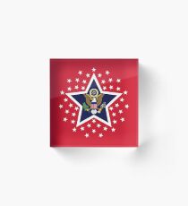 US Presidential Flag Army 1898 | United States Historical Flags Acrylblock