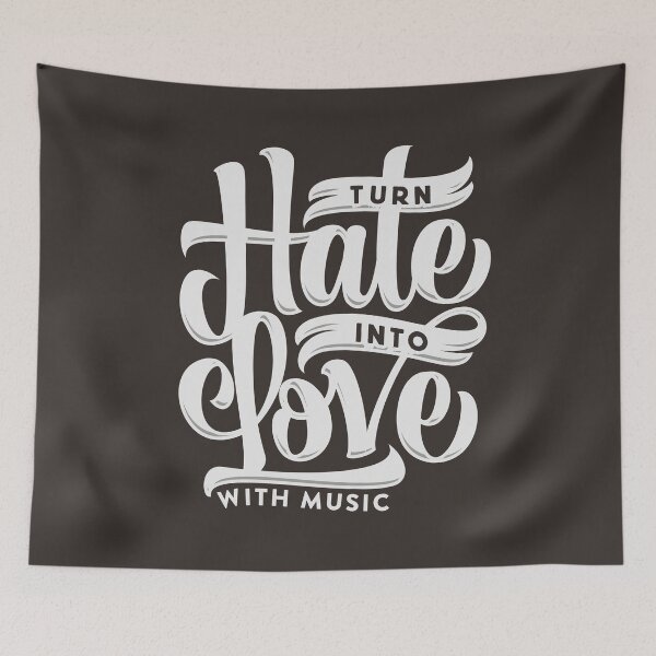 Item preview, Turn Hate Into Love With Music designed and sold by Gabriel Ghali.