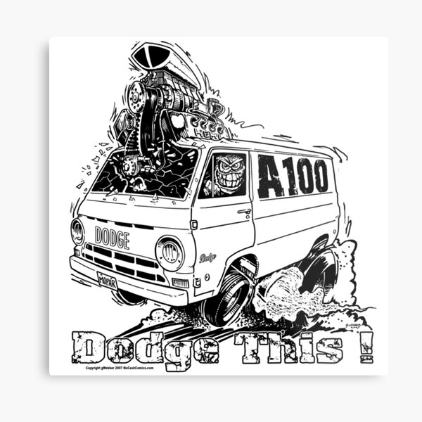 DODGE THIS ! Metal Print