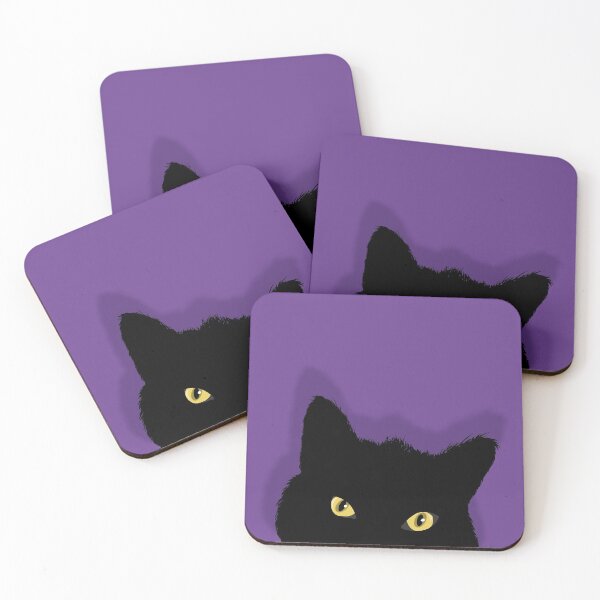 Item preview, Black Cat with Yellow Eyes designed and sold by HectorCantres.