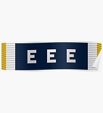 Battle Effectiveness Award ribbon, 3rd award | United States Service Ribbon Bars Poster