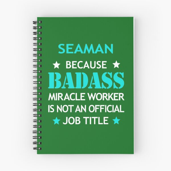 Item preview, Seaman Badass Birthday Funny Christmas Cool Gift designed and sold by smily-tees.