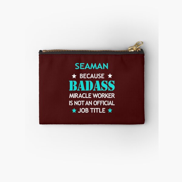 Item preview, Seaman Badass Birthday Funny Christmas Cool Gift designed and sold by smily-tees.