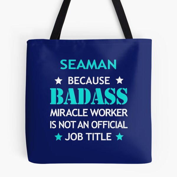 Item preview, Seaman Badass Birthday Funny Christmas Cool Gift designed and sold by smily-tees.