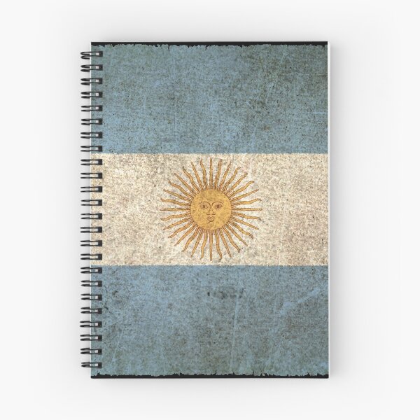 Item preview, Old and Worn Distressed Vintage Flag of Argentina designed and sold by JeffBartels.