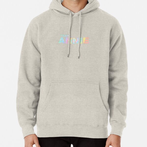 annie leblanc blue heart black hoodie