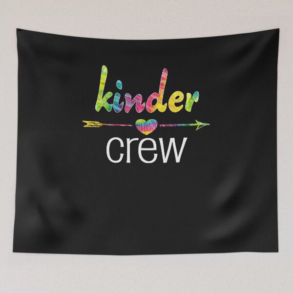 Item preview, Kindergarten Teacher Student School Kinder Crew Cute Tye Die designed and sold by Sapphire Star.