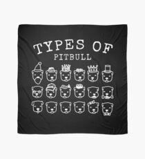 Types of Pitbull Cute Pitbull Lover Gift Scarf