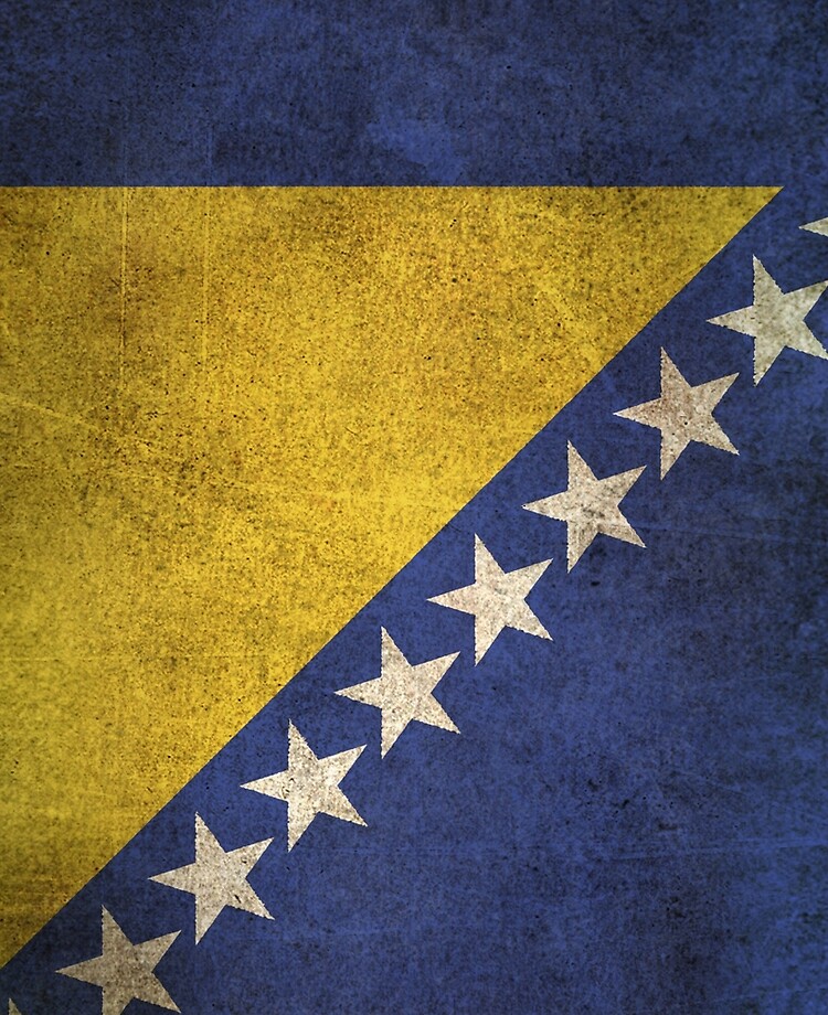 12+ Flagge Von Bosnien-Herzegowina Background