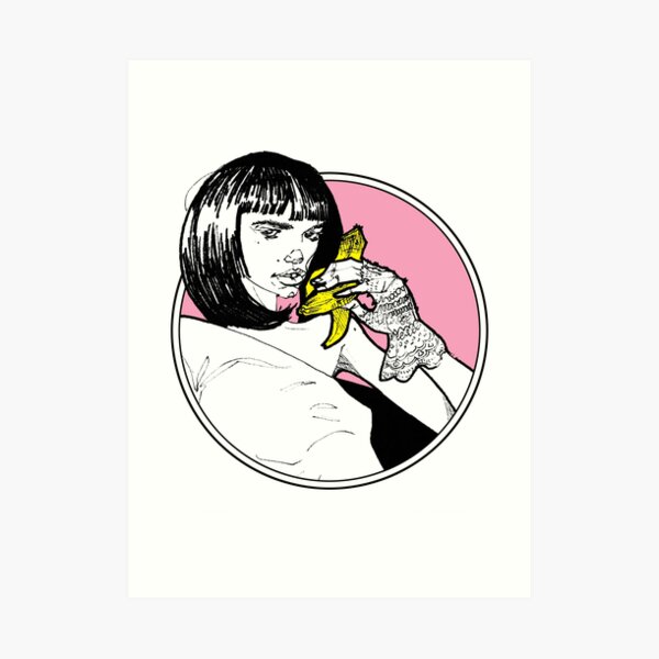 Banana phone Olga Art Print