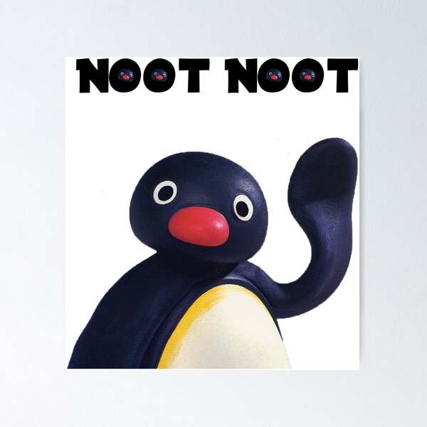 Pingu The Penguin Wall Art for Sale Redbubble