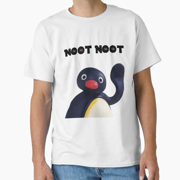Vista previa del artículo con la obra «Pingu "Noot Noot"», diseñado y vendido por Noflash.