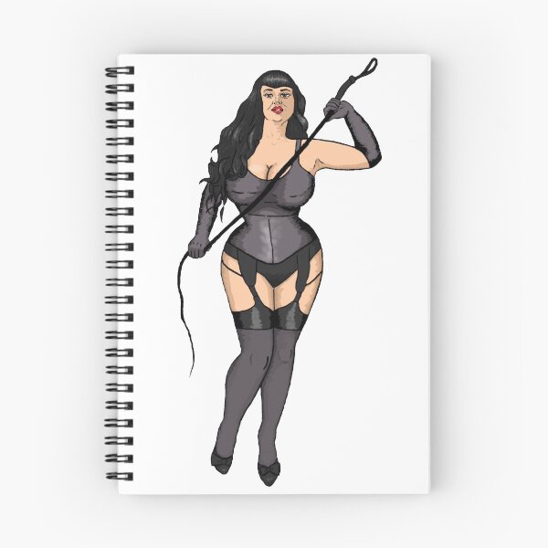 Item preview, curvy dominatrix designed and sold by PinUpsandPulp.