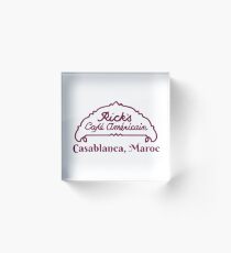 Rick’s Café Acrylic Block