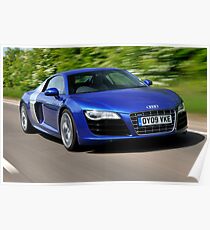 The Audi R8 V10 .... Poster