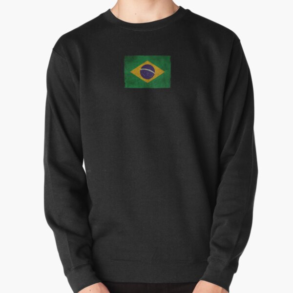 Vintage Flag Of Brazil Hoodie