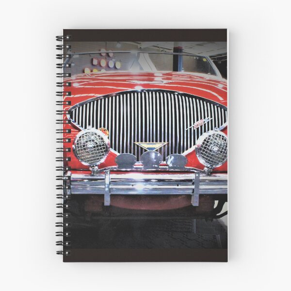 Item preview, Red Austin Healey 100/4 1954 front view designed and sold by Giro Tavitian.