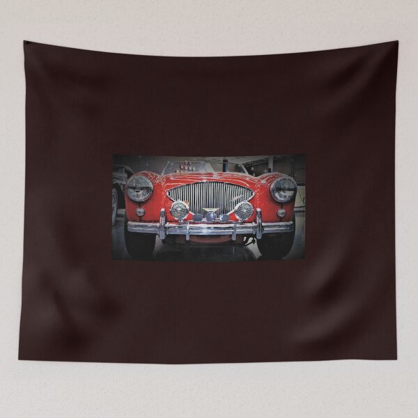 Item preview, Red Austin Healey 100/4 1954 front view designed and sold by Giro Tavitian.
