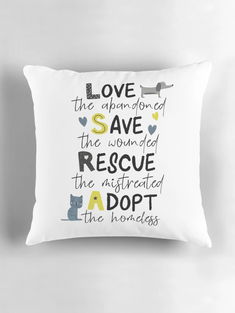 Thumbnail 3 of 4, Pillow, Animal Rescue designed and sold by Mandala Of Life.