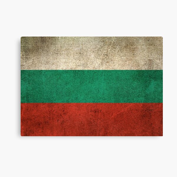 Item preview, Old and Worn Distressed Vintage Flag of Bulgaria designed and sold by JeffBartels.